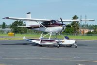 N180HR @ SFF - 1966 Cessna 180H, c/n: 18051633 - by Terry Fletcher