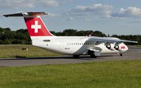 HB-IXQ @ ELLX - holding point RW06 - by Friedrich Becker