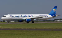 G-OMYJ @ EGSH - Arriving at EGSH.