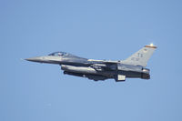 86-0242 @ NFW - 301st Fighter Wing F-16 departing NAS Fort Worth in new 10th Air Force Paint - by Zane Adams