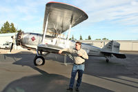 N5339 @ SFF - 1928 Boeing 40-C, c/n: 1043 - the oldest flying Boeing aircraft in the world - with Restorer , Addison Pemberton