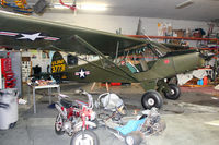 N135PC @ SFF - Ex USAF 53-7731 Piper L-21B at Spokane Felts Field