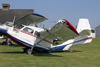 N87521 @ S43 - This 1946 SeaBee is probably a total loss following an engine failure on 7/21. It had just taken off from Harvey Field, Snohomish - by Duncan Kirk