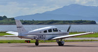 G-JADJ @ EGEO - About to depart from Oban (Connel) airport. - by Jonathan Allen