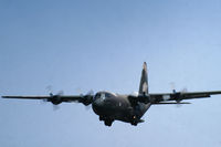 58-0752 @ DTO - USAF C-130B landing at the 1984 Denton Airshow...this aircraft is currently listed as flying with the Chilean Air Force as #997 - by Zane Adams