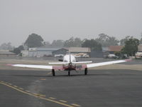 N4786H @ SZP - 1979 Mooney M20J 201, Lycoming IO-360 A&C 200 Hp, engine warmup for IFR-filed flight plan - by Doug Robertson