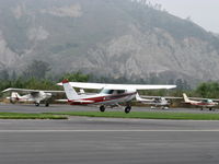N5443L @ SZP - 1980 Cessna 152, Lycoming O-235 115 Hp, another takeoff Rwy 22 - by Doug Robertson
