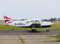 G-EGLL @ EGTC - Airways Flying School PA 28 awaiting instruction at Cranfield