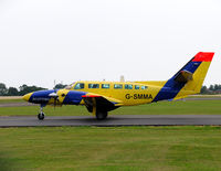 G-SMMA @ EGTC - Scottish Fisheries Protection Agency aircraft doing engine tests at Cranfield