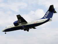 G-LUXE @ EGTC - FAAM Bae 146 operated by Directflight for the Facility for Airborn Atmospheric Measurement