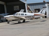 N2953Q @ CCB - Parked near the service bay - by Helicopterfriend