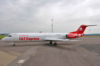 D-AFKF @ EDDR - Just came in after painting into OLT Express c/s. - by Wilfried_Broemmelmeyer