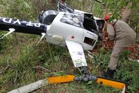PT-YDU @ SWNV - The pilot decided to execute a vertical takeoff of maximum performance under closed vegetation area. The pilot lost the control of the aircraft colliding with some trees and the ground later. - by Unknoun