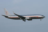 N951AA @ DFW - American Airlines landing at DFW Airport - by Zane Adams