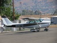 N46715 @ POC - Parked by the fence in tranient parking - by Helicopterfriend