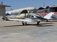 N4822J @ CNO - Parked in the paint shop parking area - by Helicopterfriend