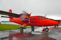 VP-FAZ @ CYBW - De Havilland Canada DHC-6-300 Twin Otter, c/n: 748 at Sprinbank in the rain