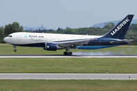 OY-SRI @ LOWW - Touch down on rwy 34 - by Mario