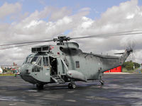 XV649 @ CAX - Sea King ASaC.7, callsign Cyclops 80, of 849 Squadron visiting Carlisle in the Summer of 2004. - by Peter Nicholson