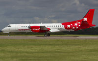 D-AOLC @ EGSH - About to depart EGSH after spray by Air Livery.