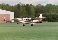 G-JSAT - The G-JSAT on takeoff Badlippespringe May 2001.