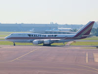 N745CK @ EHAM - Taxi to runway 24 of Amsterdam Airport - by Willem Göebel