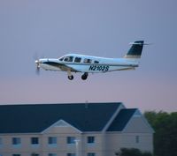 N2102S @ KOSH - Departing EAA Airventure/Oshkosh on 24 July 2012.