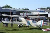 G-BWRA @ LFFQ - Sopwith (J. Penny) Triplane replica at the Meeting Aerien 2012, La-Ferte-Alais - by Ingo Warnecke