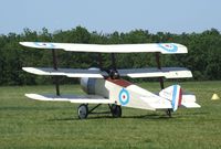 G-BWRA @ LFFQ - Sopwith (J. Penny) Triplane replica at the Meeting Aerien 2012, La-Ferte-Alais