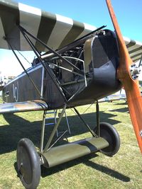 F-AZLM @ LFFQ - Fokker D VII replica at the Meeting Aerien 2012, La-Ferte-Alais