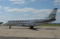 N729QS @ KAXN - Israel Aircraft Gulfstream 200 on the ramp. - by Kreg Anderson