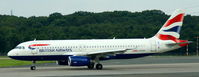 G-EUUR @ EDDL - British Airways, lining up RWY 23L at Düsseldorf Int´l (EDDL) - by A. Gendorf