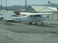 N3750F @ RIR - Tied down and parked - by Helicopterfriend