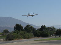 N9599Q @ SZP - 1966 Beech V35 BONANZA, Continental IO-520-B 285 Hp, on final Rwy 22 - by Doug Robertson