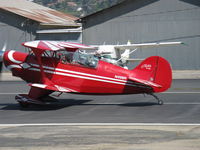 N49BR @ SZP - 1980 Aerotek PITTS S-2A, Lycoming AEIO-540 260 Hp, takeoff roll Rwy 22 - by Doug Robertson