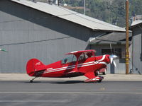 N49BR @ SZP - 1980 Aerotek PITTS S-2A, Lycoming AEIO-540 260 Hp, fully aerobatic, taxi to 22 - by Doug Robertson