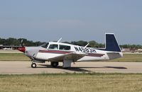 N4583H @ KOSH - Mooney M20J