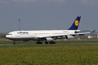 D-AIGM @ LOWW - Lufthansa Airbus A340-300 - by Marcus Stelzer