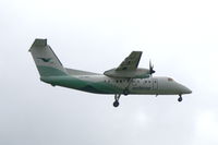LN-WIH @ ENBO - Widerøe Dash 8 about to land at Bodø Airport, Norway. - by Henk van Capelle