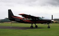 G-DLAA @ EGLS - Ex: N208KP > VH-CXX(4) > G-DLAA - Originally owned to and currently with, Aerodynamics Ltd, Isle of Man in November 2009. - by Clive Glaister