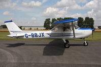 G-BBJX @ EGBR - Reims F150L at The Real Aeroplane Club's Summer Madness Fly-In, Breighton Airfield, August 2012. - by Malcolm Clarke