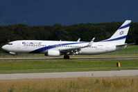 4X-EKJ @ LSGG - Landing in 23 from Tel Aviv - by micka2b