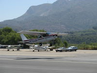 N704JH @ SZP - 1976 Cessna 150M, Continental O-200 100 Hp, takeoff climb Rwy 22 - by Doug Robertson