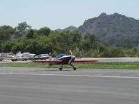 N224D @ SZP - 1996 EXTRA Fleugzeugbau Gmbh EA 300/L, Lycoming AEIO-540-L1B5 300 Hp, landing roll Rwy 22 - by Doug Robertson