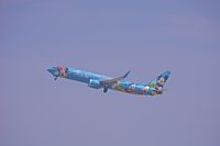 N318AS @ KLAX - Alaska Airlines Disney scheme