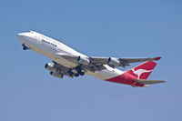 VH-OJQ @ KLAX - Qantas 747-400 in desperate need of a wash - by speedbrds
