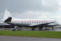 G-ALWF @ EGSU - Preserved by the Duxford Aviation Society in BEA colour scheme - by Chris Hall