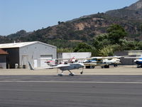N944X @ SZP - 1982 Shanks VARI-EZE, Continental O-200 100 Hp pusher, takeoff roll Rwy 22 - by Doug Robertson