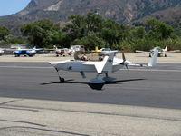 N944X @ SZP - 1982 Shanks VARI-EZE canard, Continental O-200 100 Hp pusher, taxi to 22 - by Doug Robertson
