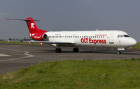 D-AOLH @ EGSH - Arriving at EGSH with german football team Borussia Monchengladbach on board.